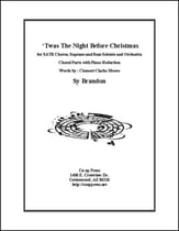 Twas the Night Before Christmas SATB choral sheet music cover